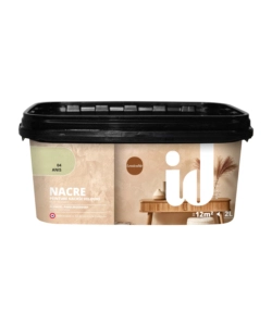 VERNICE PITTURA DECORATIVA LAVABILE, COLORE ANICE - 2 LT